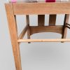 Pair of 1970s Mackintosh Style Oak Chairs – Light Oak & Striped Upholstery - Image 12