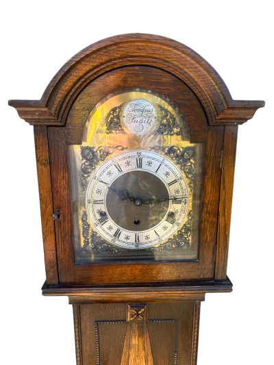 Wonderful Edwardian Westminster chime Grandmother Clock - Image 6