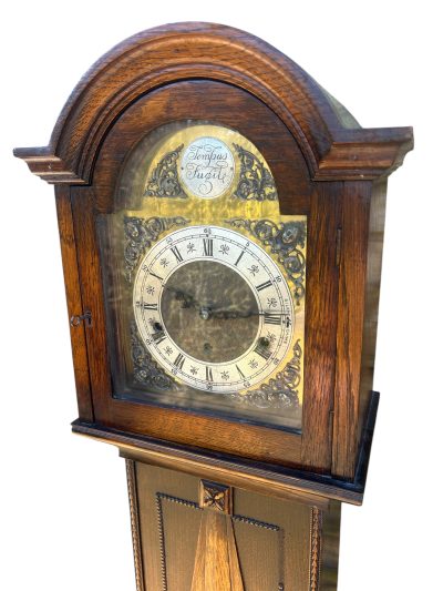 Wonderful Edwardian Westminster chime Grandmother Clock - Image 3