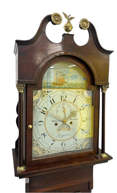 Fabulous Antique English “Langport” Longcase clock - 8 day - Image 9