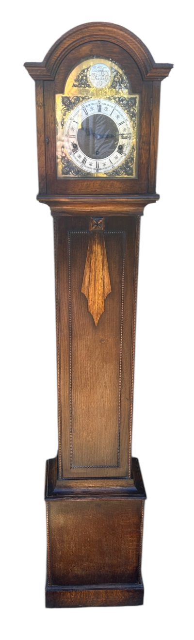Wonderful Edwardian Westminster chime Grandmother Clock - Image 8