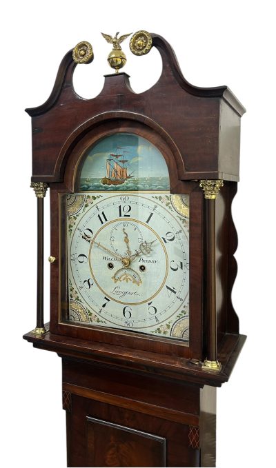 Fabulous Antique English “Langport” Longcase clock - 8 day - Image 5