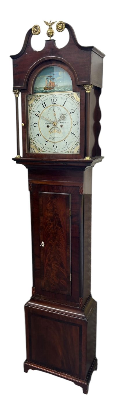 Fabulous Antique English “Langport” Longcase clock - 8 day - Image 4