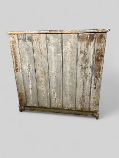 Victorian Pine Blue Painted Chest of Drawers - Image 4