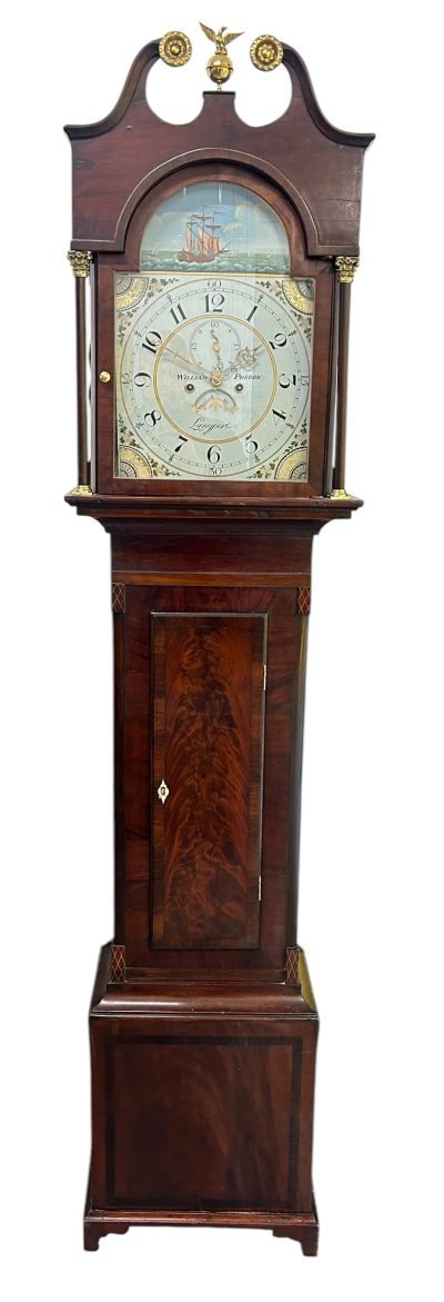 Fabulous Antique English “Langport” Longcase clock - 8 day - Image 2