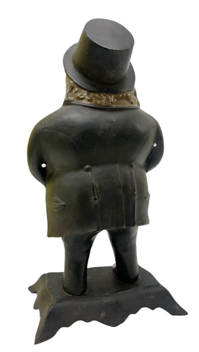 Vintage Quirky Figural Automated moving eyes John Bull novelty Clock – ca 1950 - Image 8
