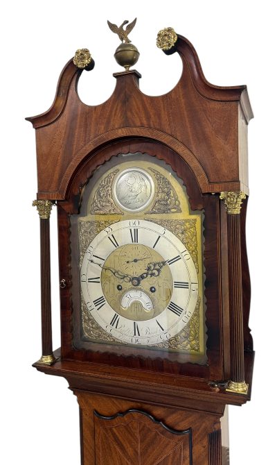 Fabulous “Plymouth Dock Banks” Longcase Clock – ca1810 - Image 11