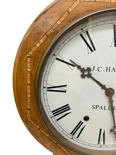 Wonderful American Drop Dial Wall clock – ca1900 - Image 7