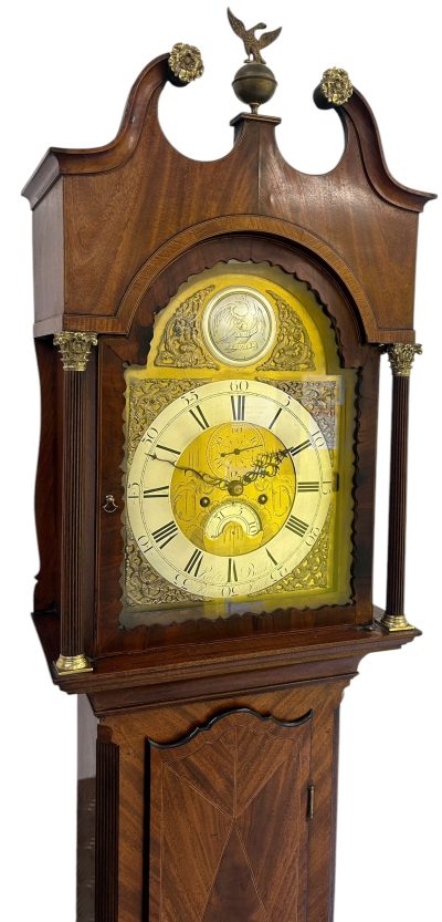 Fabulous “Plymouth Dock Banks” Longcase Clock – ca1810 - Image 5