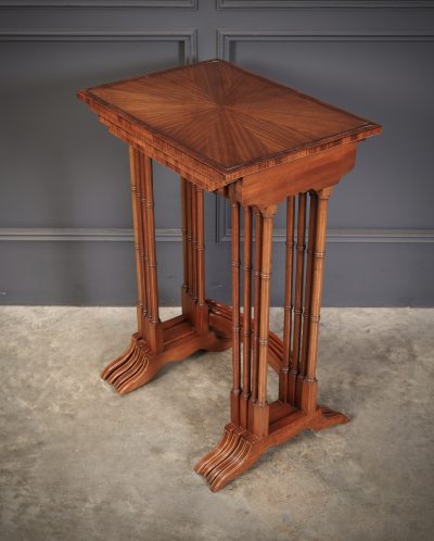 Superb Regency Satinwood Nest of Four Tables, Circa 1810 - Image 12