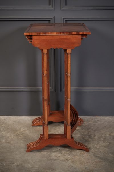 Superb Regency Satinwood Nest of Four Tables, Circa 1810 - Image 14
