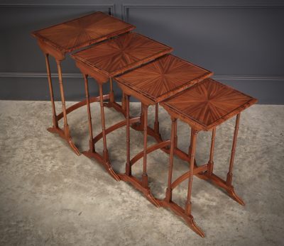 Superb Regency Satinwood Nest of Four Tables, Circa 1810 - Image 6