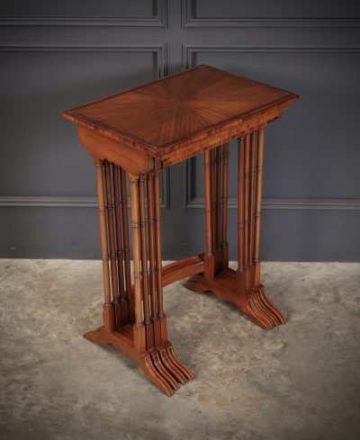 Superb Regency Satinwood Nest of Four Tables, Circa 1810 - Image 2