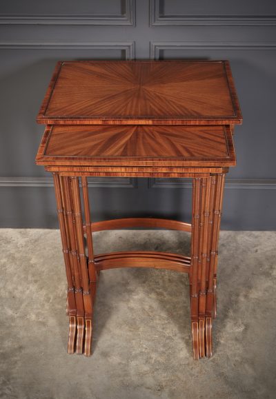 Superb Regency Satinwood Nest of Four Tables, Circa 1810 - Image 10