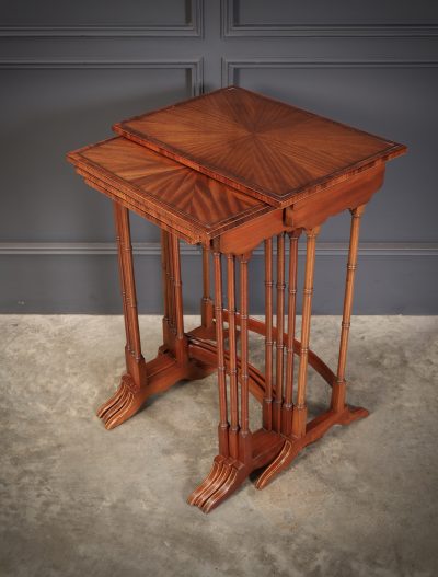 Superb Regency Satinwood Nest of Four Tables, Circa 1810 - Image 11