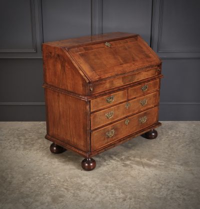 Queen Anne Walnut Bureau - Image 2