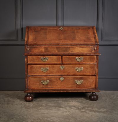 Queen Anne Walnut Bureau - Image 11