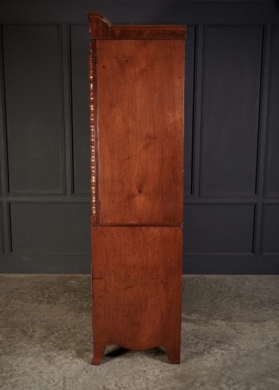 Regency Mahogany Gentlemans Wardrobe - Image 6