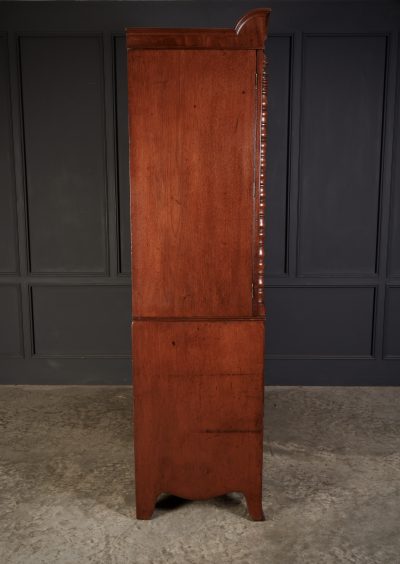 Regency Mahogany Gentlemans Wardrobe - Image 8