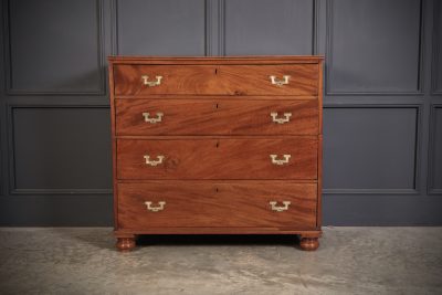 Regency Mahogany Military Campaign Chest - Image 4