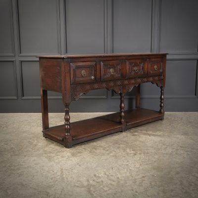 Rustic Oak Dresser Sideboard - Image 3
