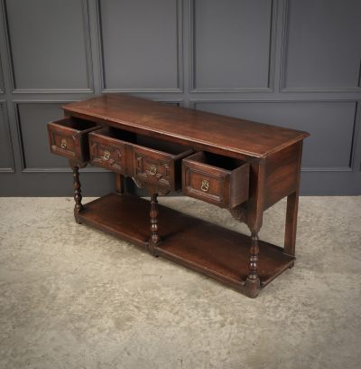 Rustic Oak Dresser Sideboard - Image 7