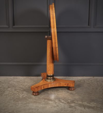 Satinwood & Walnut Round Occasional Table - Image 7
