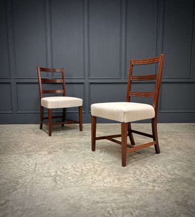 Set of Eighteen Georgian Mahogany Dining Chairs - Image 4