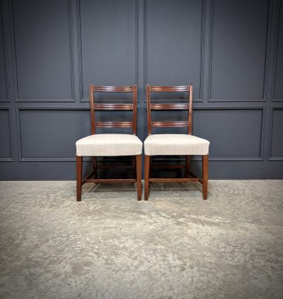 Set of Eighteen Georgian Mahogany Dining Chairs - Image 5