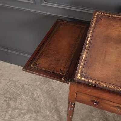 Small Regency Mahogany Writing Table - Image 15