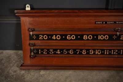 Antique Snooker Scoreboard by Orme & Sons Manchester - Image 2