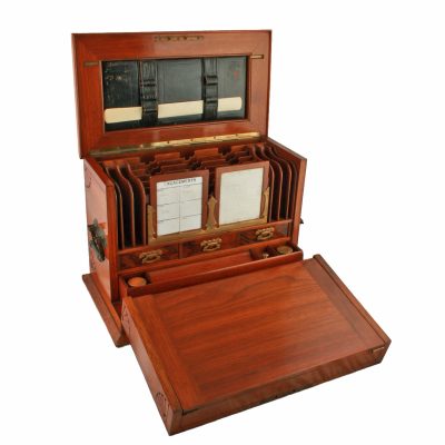 19th Century Victorian Walnut Stationery Box - Image 5