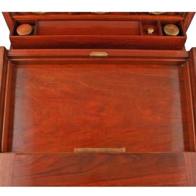 19th Century Victorian Walnut Stationery Box - Image 7