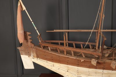 Large Model of Teak Dhow Boat - Image 3
