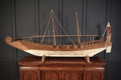 Large Model of Teak Dhow Boat - Image 6