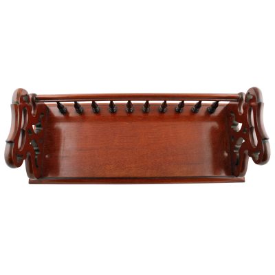 Mid Victorian Mahogany Book Tray/Carrier - Image 6