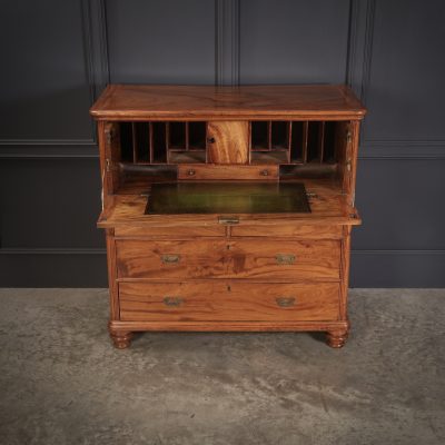 Victorian Camphor Wood Military Campaign Secretaire Chest - Image 6