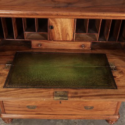 Victorian Camphor Wood Military Campaign Secretaire Chest - Image 7