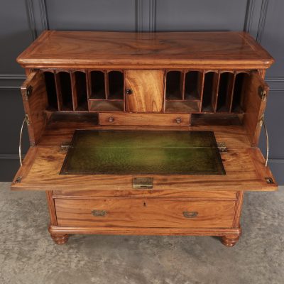 Victorian Camphor Wood Military Campaign Secretaire Chest - Image 8