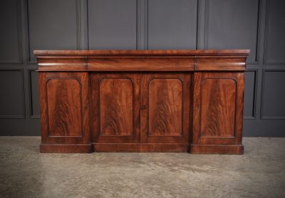 Victorian Mahogany 4 Door Sideboard - Image 9