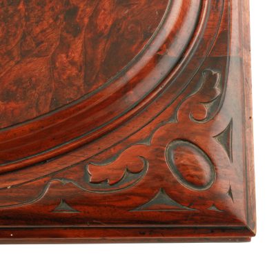 19th Century figured walnut Document Box - Image 6