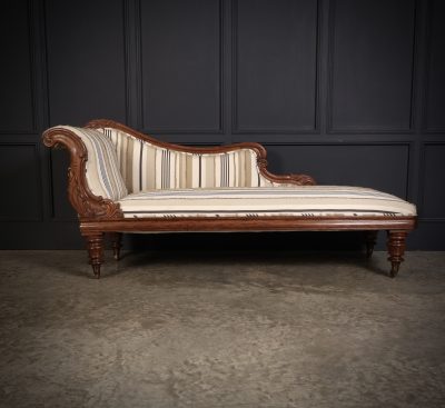 William IV Rosewood Chaise Longue - Image 6