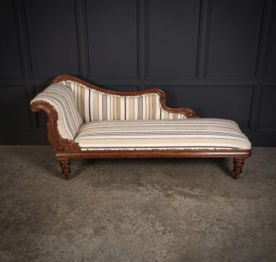 William IV Rosewood Chaise Longue - Image 7