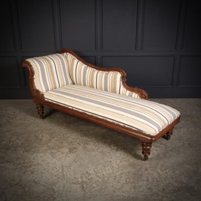 William IV Rosewood Chaise Longue - Image 8