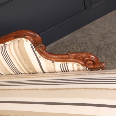 William IV Rosewood Chaise Longue - Image 10
