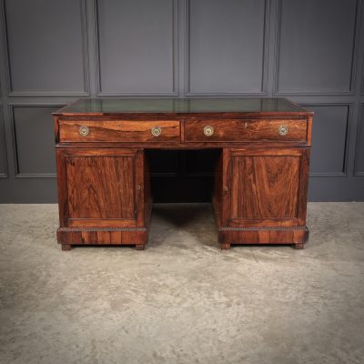 Rare William IV Rosewood Partners Desk - Image 12