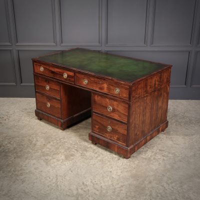 Rare William IV Rosewood Partners Desk - Image 7