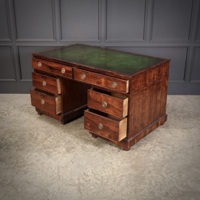 Rare William IV Rosewood Partners Desk - Image 9