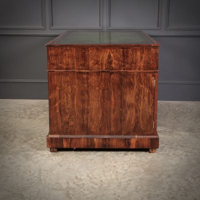 Rare William IV Rosewood Partners Desk - Image 10
