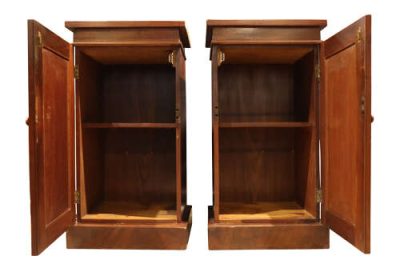 A Pair of Early 19th Century Mahogany Bedside Cabinets (Adapted) - Image 6